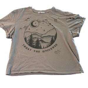 Love & Lazy Days Distressed Graphic tshirt Women's Size XL